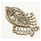 Ornate Vintage Sterling Silver Pendant 3.4g