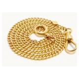 Fine 14K Yellow Gold 14" Necklace 9.1g