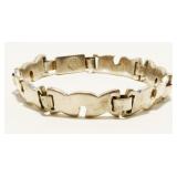 6.5" Taxco Mexico Sterling Silver Bracelet 27.8g