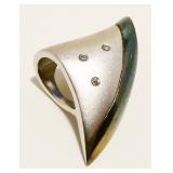 Eclectic Sterling Silver Gemstone Pendant 6.2g