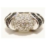 Sterling Silver Gemstone Ring Sz 6 6.7g