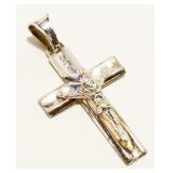 Sterling Silver Crucifix Pendant 3.7g