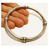 Mexican Sterling Silver Bangle Bracelet 21.2g