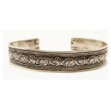 Eclectic Sterling Silver Cuff Bracelet 18.7g