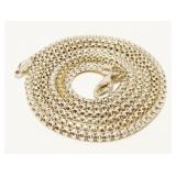 23" Italian Sterling Silver Necklace 7.8g