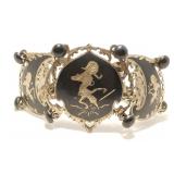 7" Siam Sterling Silver Bracelet 41.2g