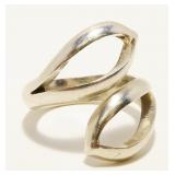 Mexican 925 Silver Ring Sz 7 Adjustable 8g