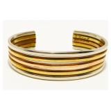7" Sergio Lub Rainbow Mixed Metal Bracelet 40.1g