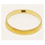 14K Yellow Gold Stacking Ring Sz 6.25 1.2g