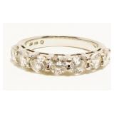 Sterling Silver CZ Ring Sz 7 3.1g