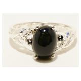 STS Sterling Silver Gemstone Ring Sz 7 2.5g