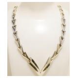 20" Mexican Sterling Silver Necklace 73.6g