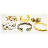 Grouping of Costume Cuff & Bangle Bracelets
