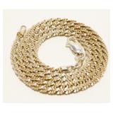 15.5" Diamond Cut 925 Silver Rope Necklace 5.5g