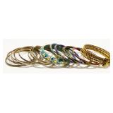 Large Grouping of Bangle Bracelets