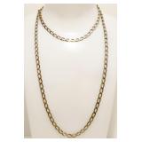 Long 26" Italian Sterling Silver Necklace 14.2g