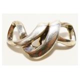 Signed Sterling Silver Slide Pendant 11.8g