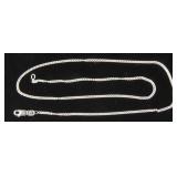 18" Sterling Silver Necklace 4.4g