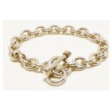 Tiffany Style Sterling Silver Bracelet 7.25" 25.4g