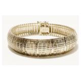 7" Italian Sterling Silver Bracelet 24.5g
