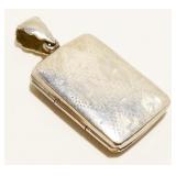 Sterling Silver Locket Pendant 7.3g