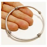 Mexican Sterling Silver Bangle Bracelet 7.8g