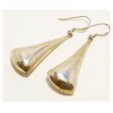 Sterling Silver Teardrop Earrings 5.7g