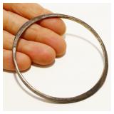 Mexican Sterling Silver Bangle Bracelet 12.5g