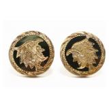 Mexican Sterling Silver Cuff Links 13.4g
