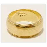 Vtg 14K Y Gold Tiffany & Co Wedding Band Sz 6 7.4g