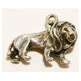 Petite Sterling Silver Lion Charm 3.3g