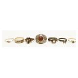 Grouping of Sterling Silver Rings 26.5g