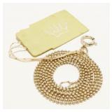 Dainty 16" Sterling Silver Necklace 1.4g