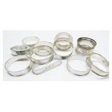 Sterling Silver Napkin Rings 4.09ozt