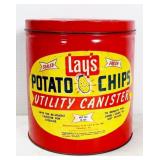 Vintage Lays Potato Chip Can