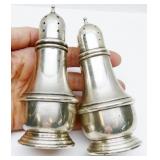 Sterling Silver Salt & Pepper Shakers 3.48ozt