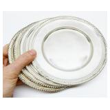 Four 5" Gorham Sterling Silver Plates 11.63ozt