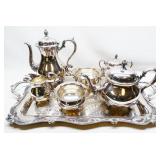 Wilcox Silverplate Coffee & Tea Set