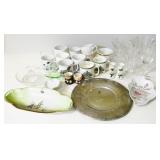 Coffee Mugs (2 Spode), Bud Vases, Juicer, China