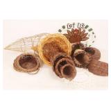 Grouping of Baskets & Thanksgiving Platter