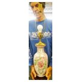 Oriental Floral Ceramic Table Lamp