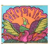 1969 Phoenix Black Light Poster 28.5"x23"