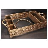 Ornate Metal Tray