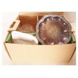 Crystal Candlestick Holders & Vase