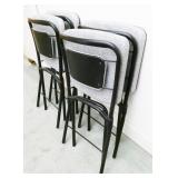 Set of Four Folding Chairs
