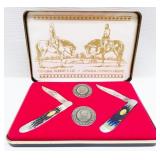 Case XX 1987 "The Generals" Civil War Knife Set