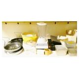 Aluminum Refrigerator Containers, Blender, Pans