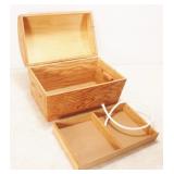 Desktop Wood Chest 15"x9"x8.5"