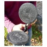 Cast Iron Norwegian Waffle or Cookie Krumcake Iron