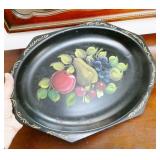 E.T Nash Co. Hand Painted Metal Tray, NY